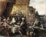 Frans The Younger Francken Wall Art - Feast of Esther
